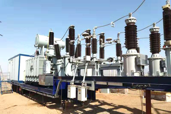 Máy biến áp điện lực đã lắp đặt